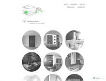 Tablet Screenshot of cbcconstrucciones.com